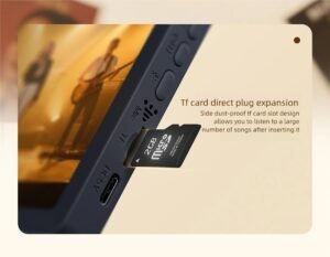 Photo frame music fridge magnet with Bluetooth recording and replaceable photo