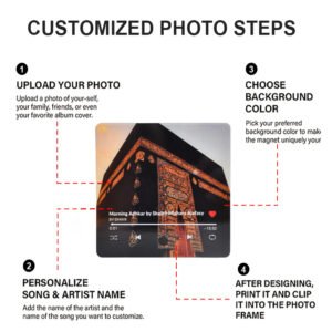 Quran speaker fridge magnet with Bluetooth custom photo Islamic Quran magnet player