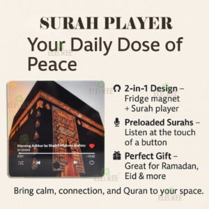 Quran speaker fridge magnet with Bluetooth custom photo Islamic Quran magnet player