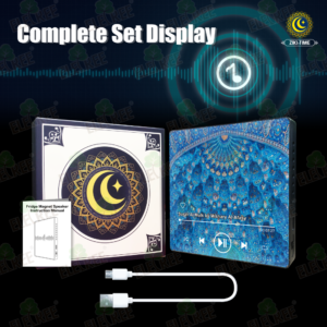 Full Quran audio fridge magnet speaker with remote control bluetooth rechargeable Islamic gift