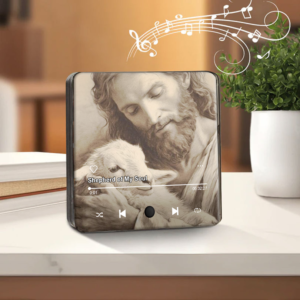 Bible audio fridge magnet speaker with LED light and Bluetooth custom Christian gift