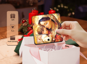 Bible audio fridge magnet speaker with LED light and Bluetooth custom Christian gift