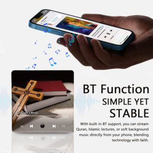 Bible audio fridge magnet speaker with LED light and Bluetooth custom Christian gift