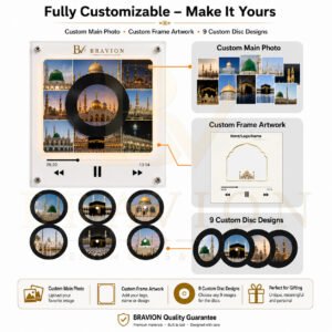 NFC Quran Magnet audio player with 9 Quran discs for Islamic gift