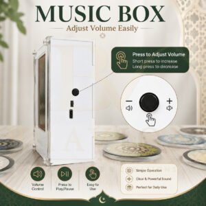 NFC Quran Magnet audio player with 9 Quran discs for Islamic gift