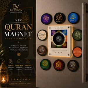 NFC Quran Magnet audio player with 9 Quran discs for Islamic gift