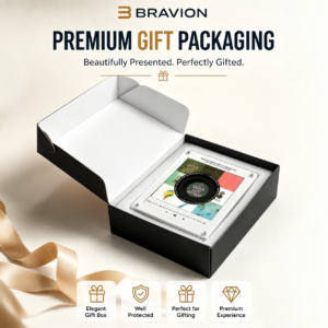 BTS Inspired NFC Music Fridge Magnet with 9 Vinyl Records, Light Up Rotating Album Player Gift for K-Pop Fans