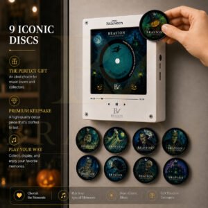 Halloween NFC Music Fridge Magnet with 9 Discs
