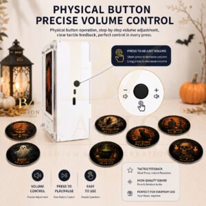 Halloween NFC Music Fridge Magnet with 9 Discs