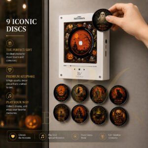 Halloween NFC Music Fridge Magnet with 9 Discs