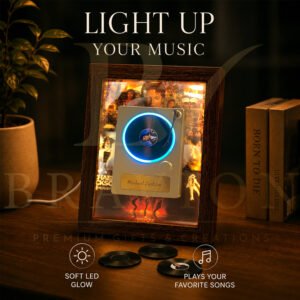 Personalized NFC Music Photo Frame with Custom Disc and Audio Gift