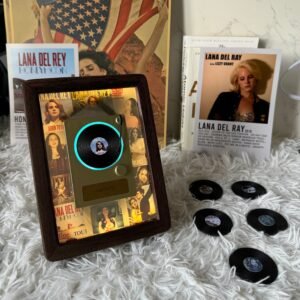 Solid Wood NFC Music Photo Frame with Custom Disc and Personalized Music