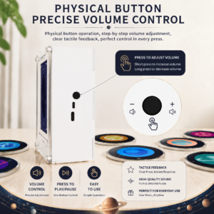 Celestial starry sky NFC music fridge magnet with 9 discs