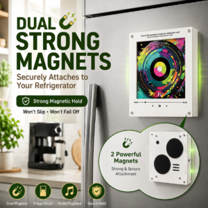 Graffiti NFC music fridge magnet with 9 interchangeable music discs